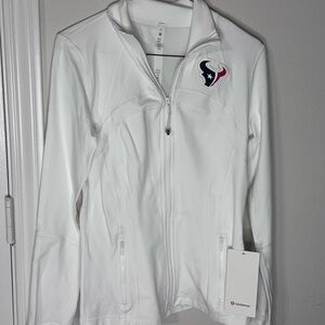 lululemon athletica White Define Jacket with Houston Texans Logo